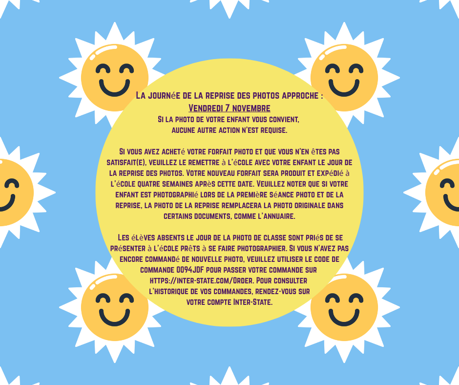 Picture Retake Day - Nov. 7