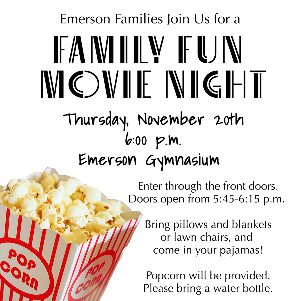 Emerson Family Fun Movie Night