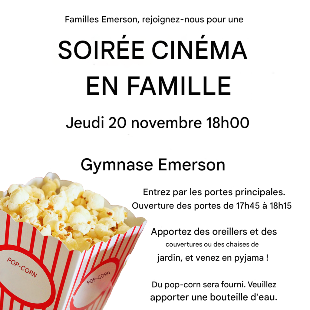 Family Fun Movie NIght in French