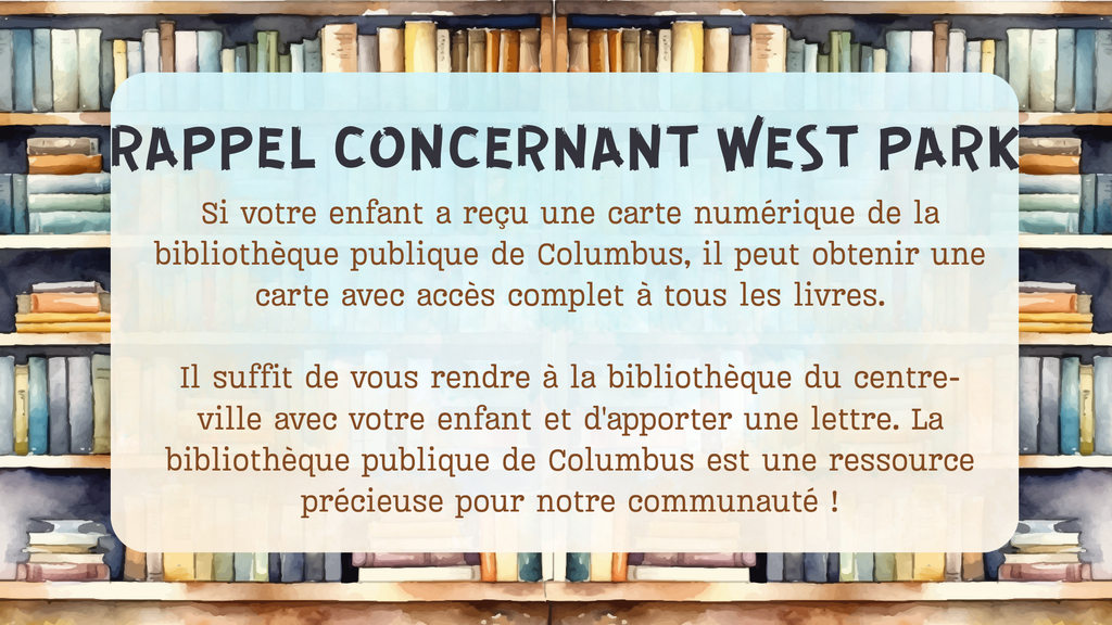 Digital Library card info