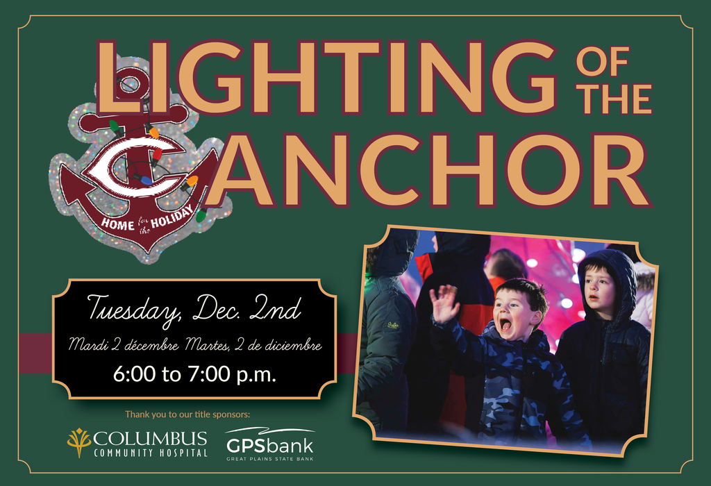 Lighting of the anchor promo card