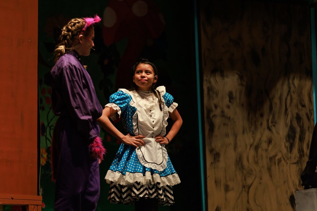 Photo of alice and the cheshire cat