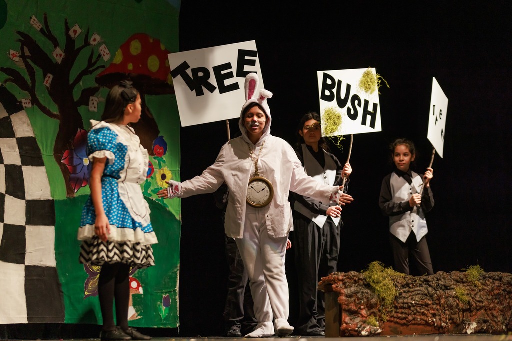 Another photo of alice and the rabbit