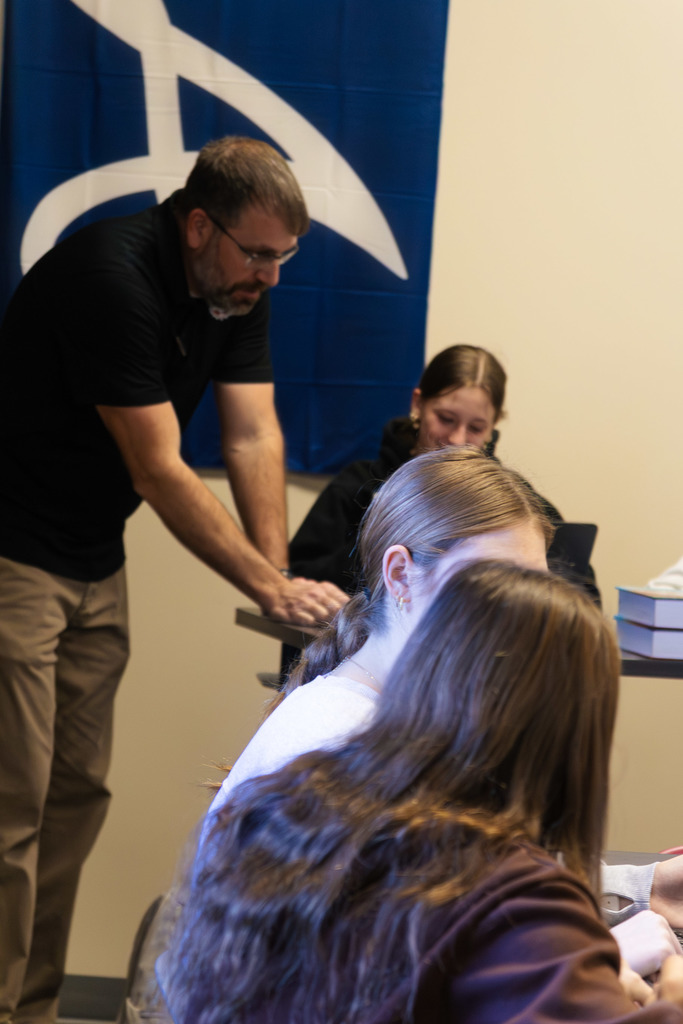 Mr. Bethune's AP Algebra class is right back to learning after the holiday break