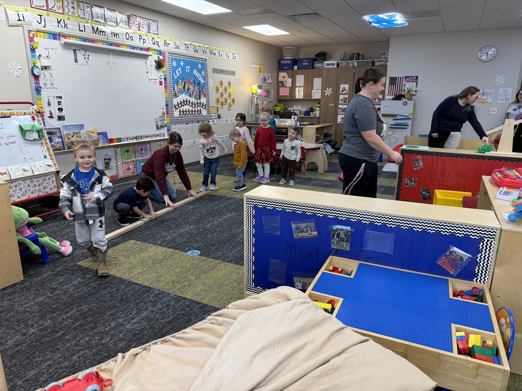 Obstacle course: Preschool Edition.