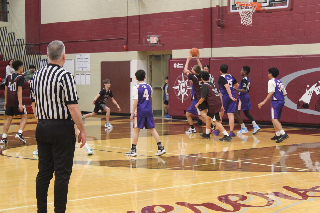 Columbus going for the ball after and offensive play