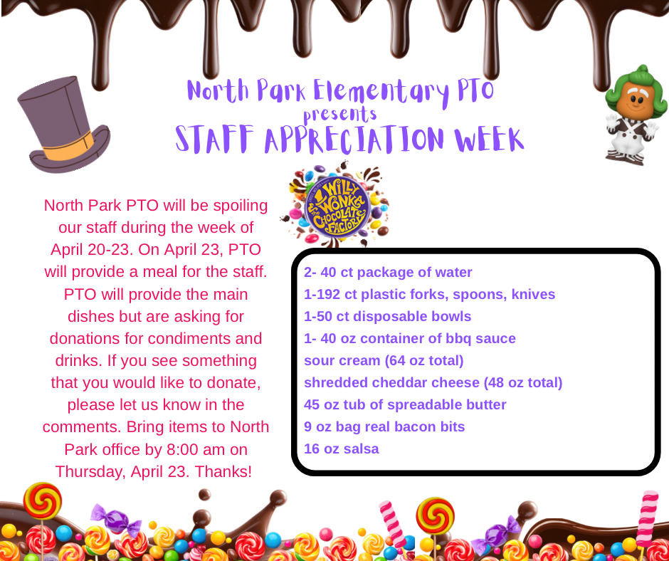 APPRECIATION LUNCH DONATION LIST