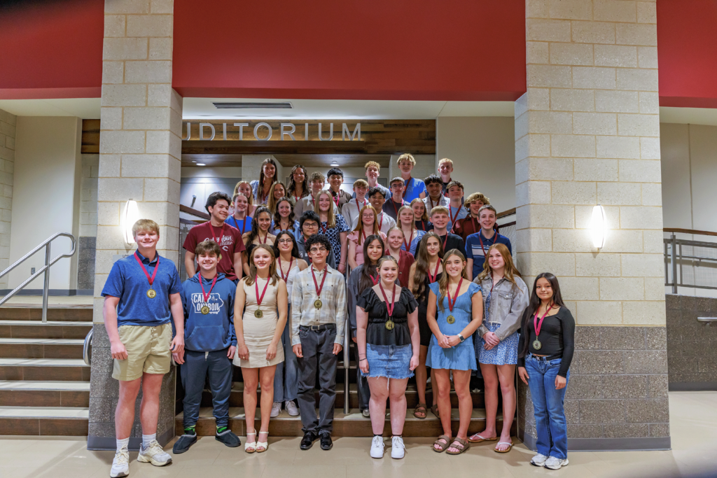 CHS Freshman who have earned a 4.0 this year.
