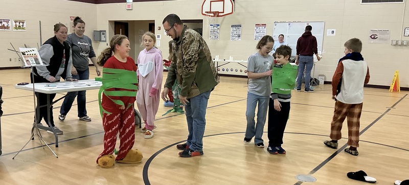 People at Grinch station