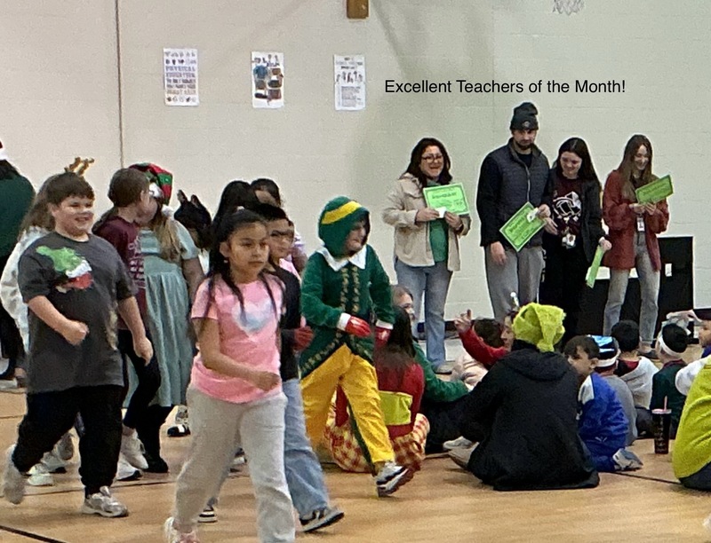 Teachers of the month standin