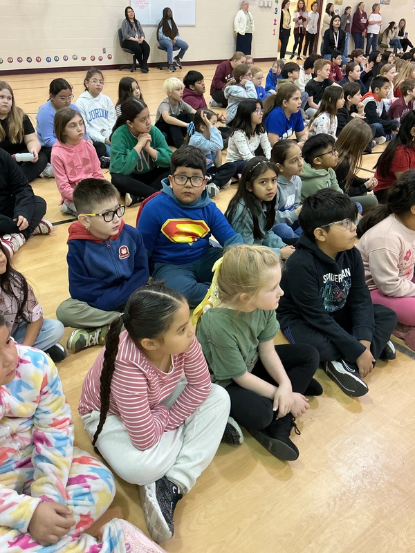 Students dressed as super heros