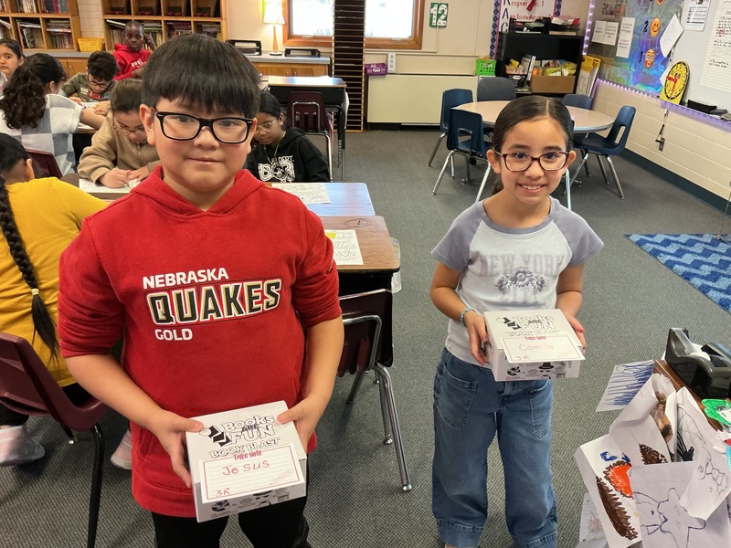 Students who earned a Treasure Box Prize