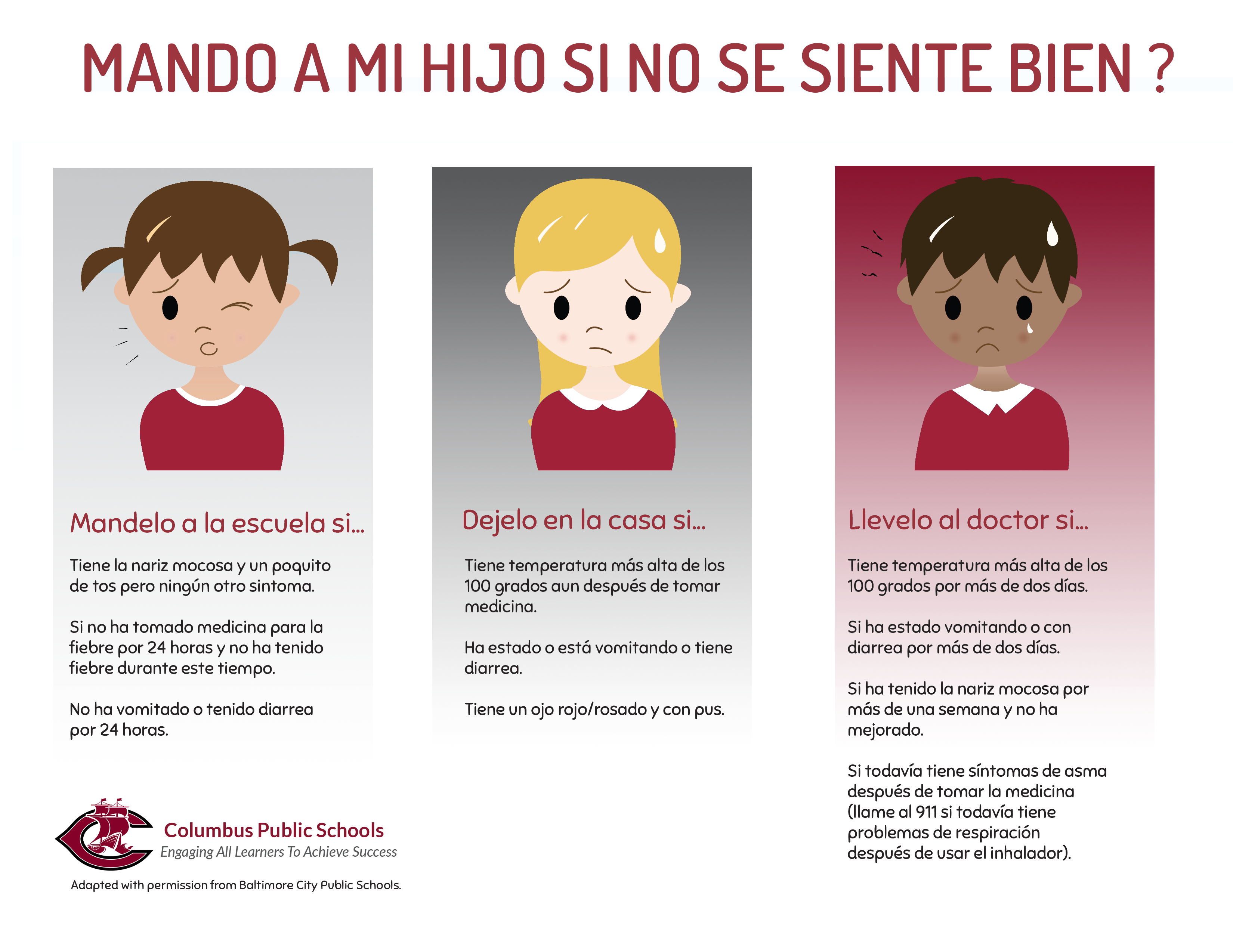 Too Sick Graphic - Spanish