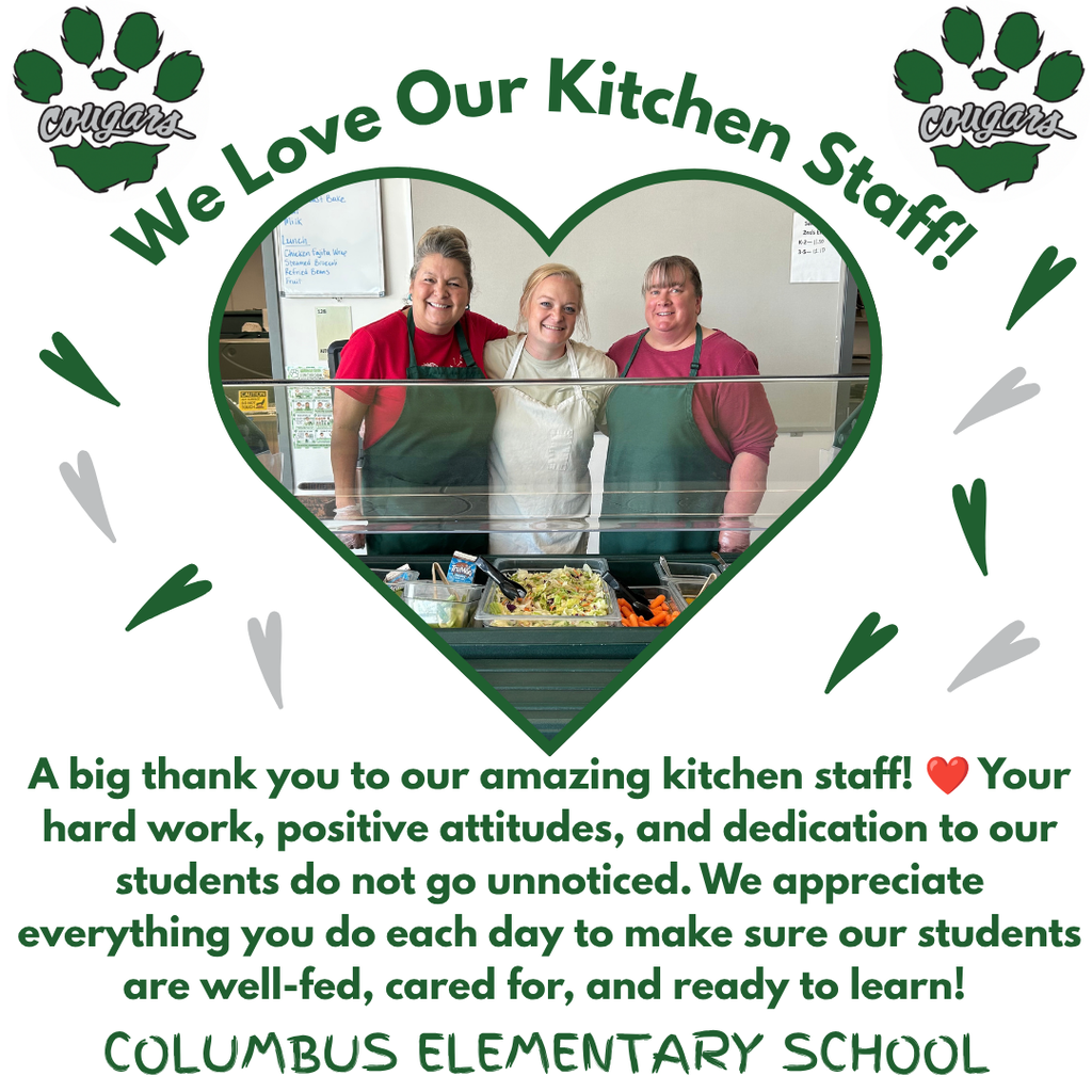 Thank you to our kitchen staff