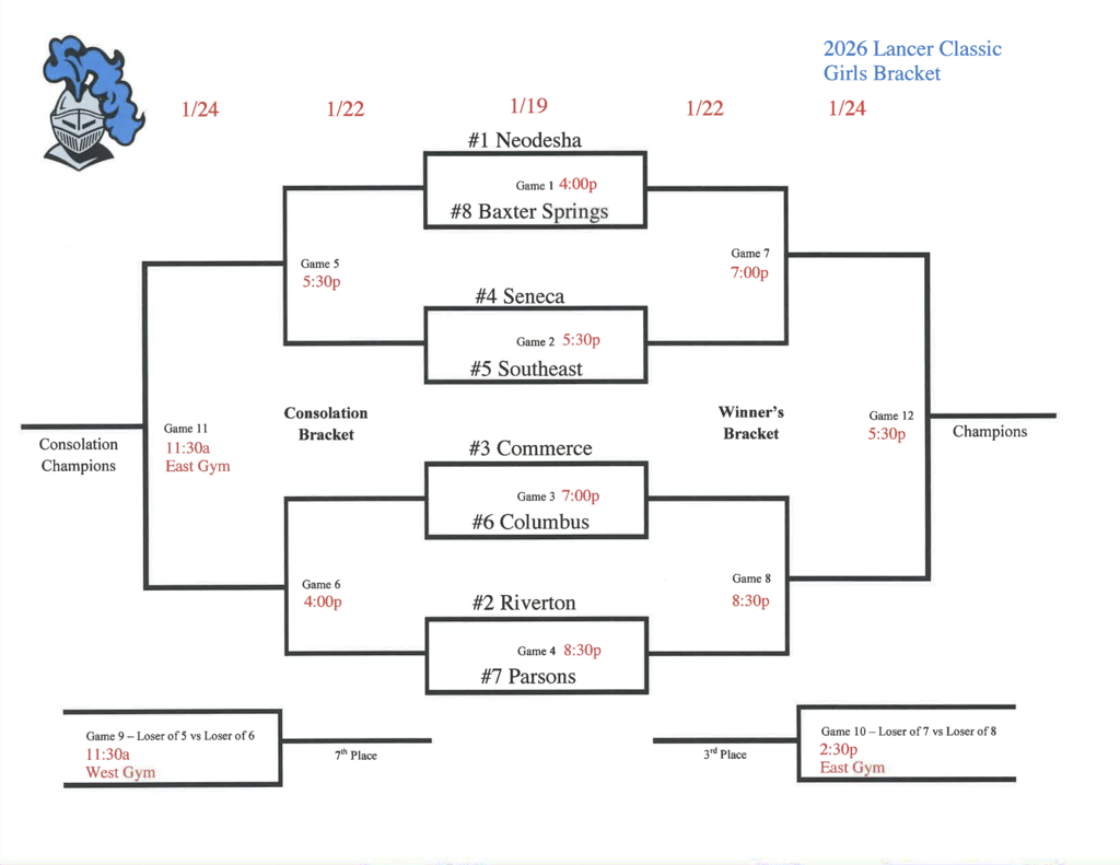 2026 Lancer Classic - Girls Bracket