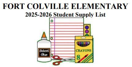 Student Supply List 2025/26