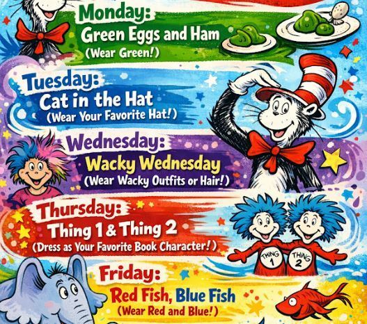Dr. Seuss Dress Up Week