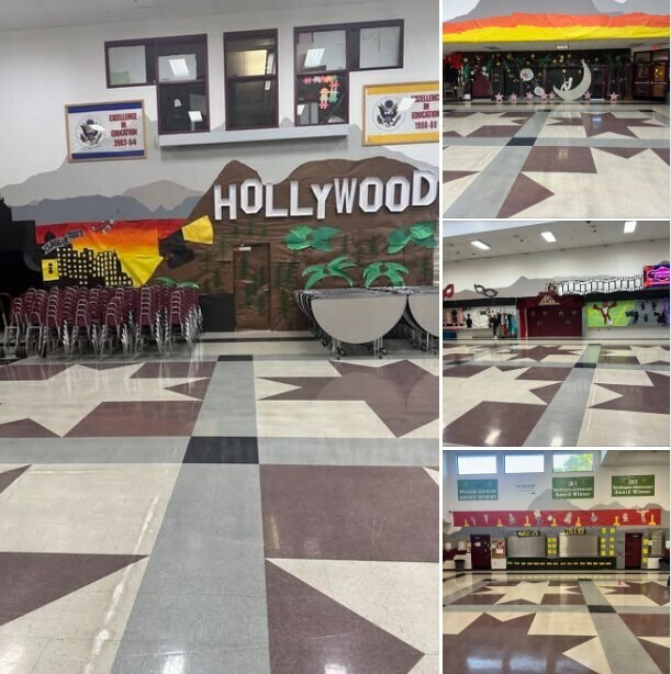 Homecoming Week Wall Decorating