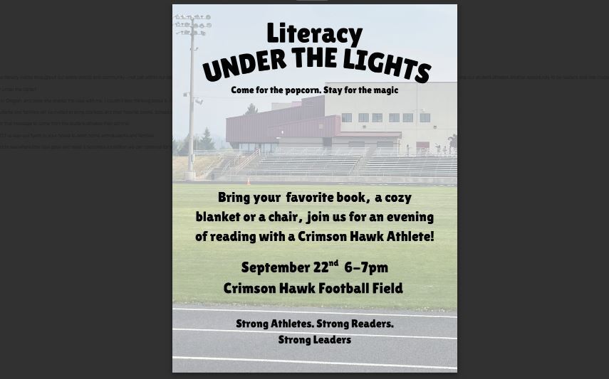 Literacy Under Lights