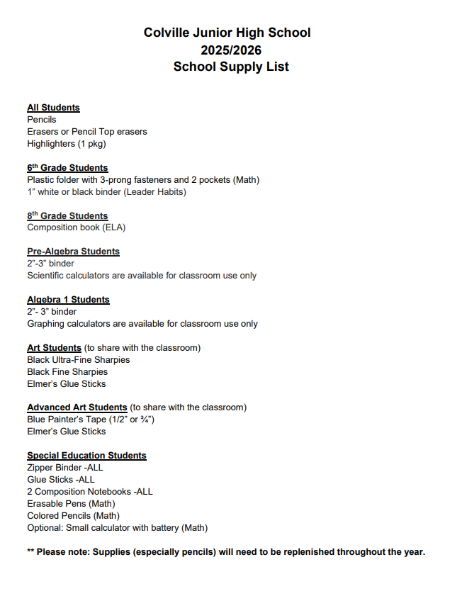 school supply