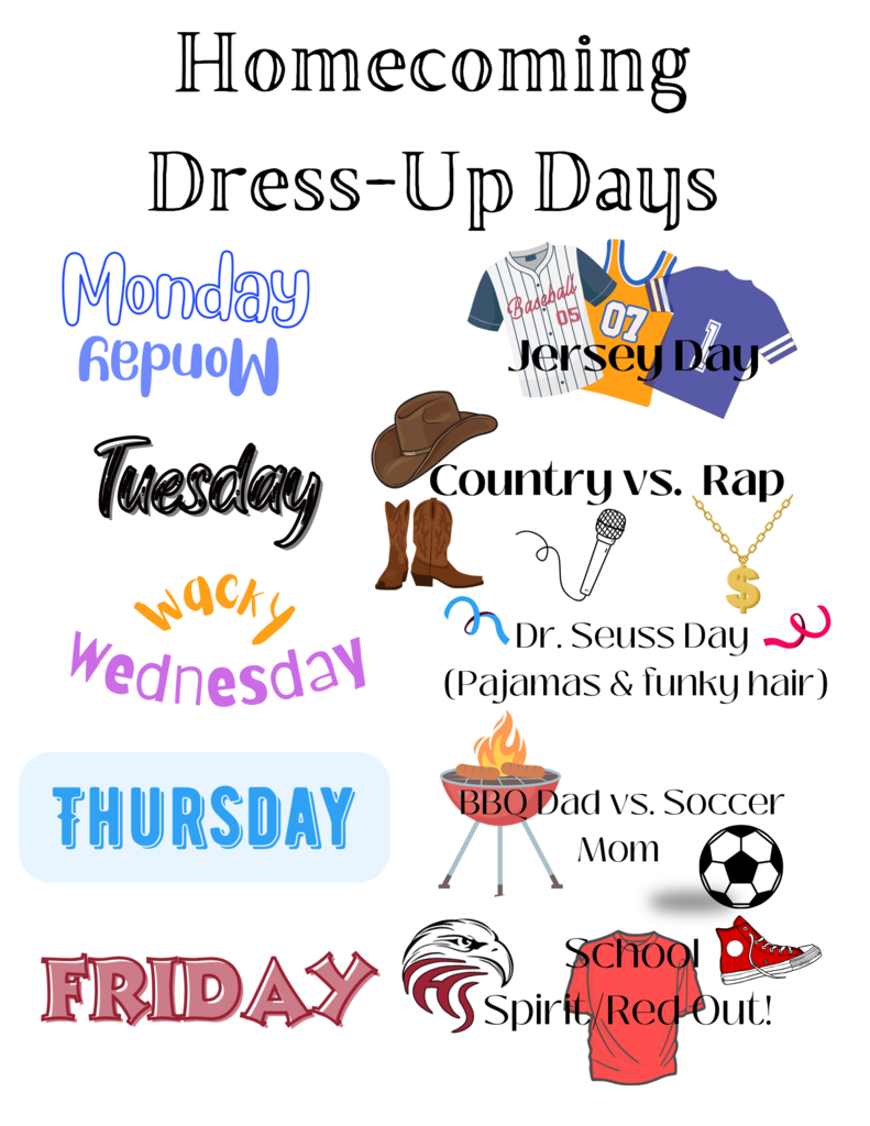Homecoming Dress Up Days