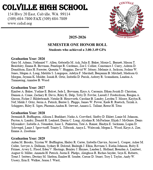 Honor Roll