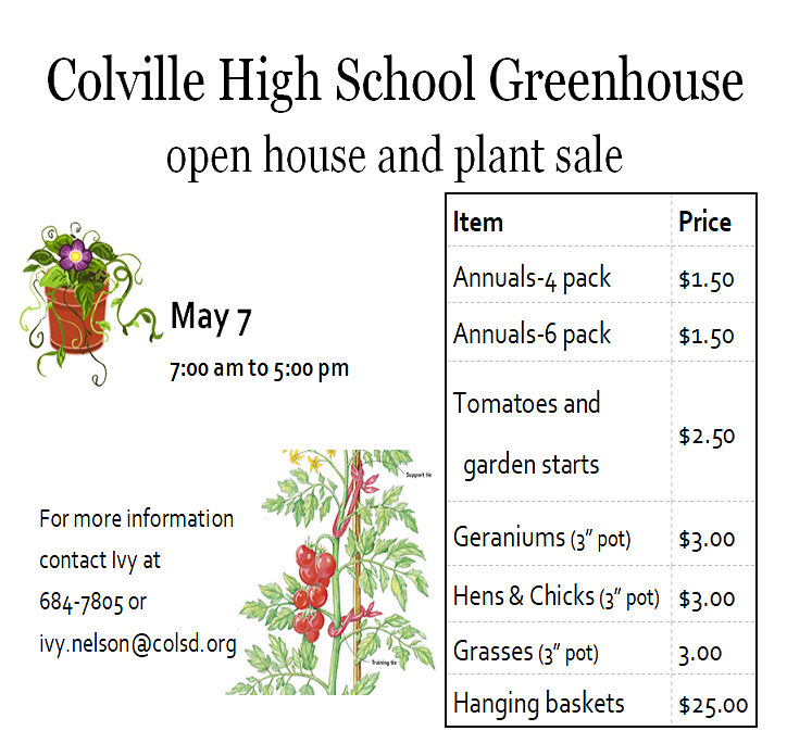 Plant Sale info