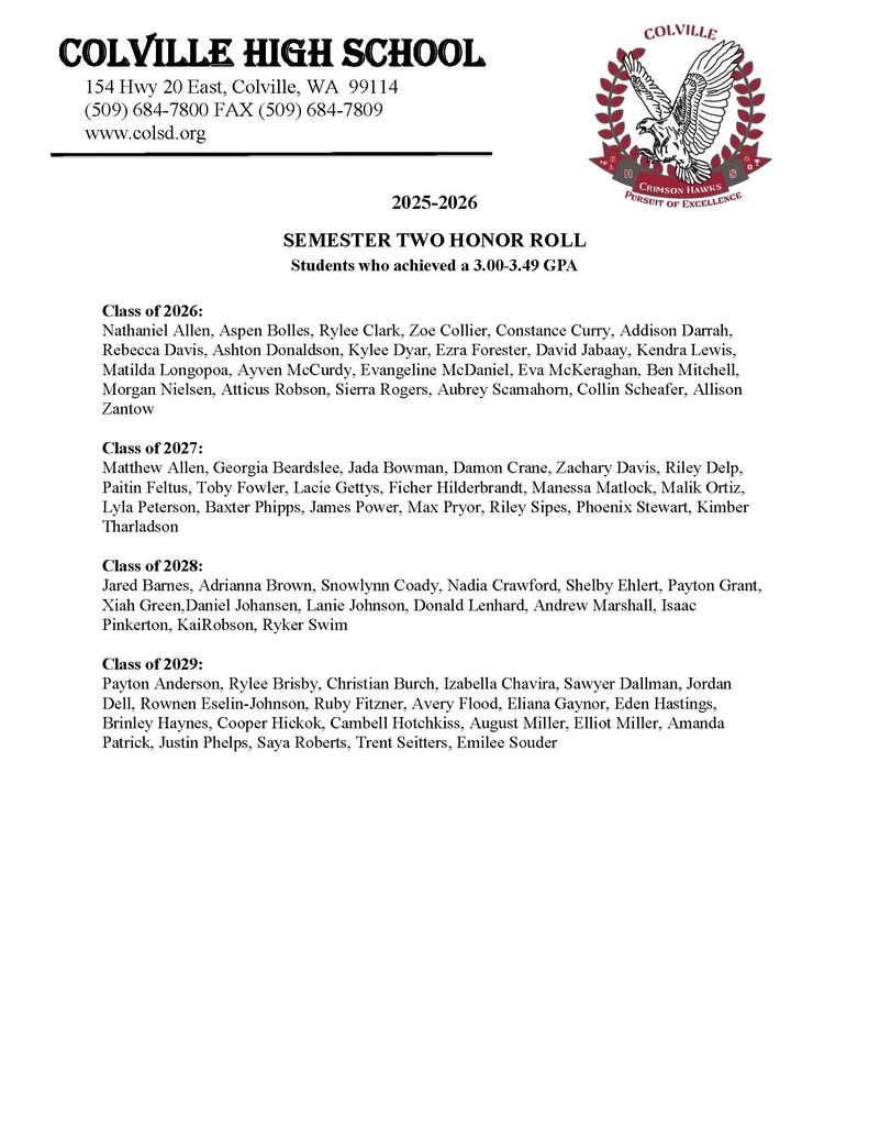 Honor Roll