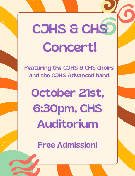 October concert poster