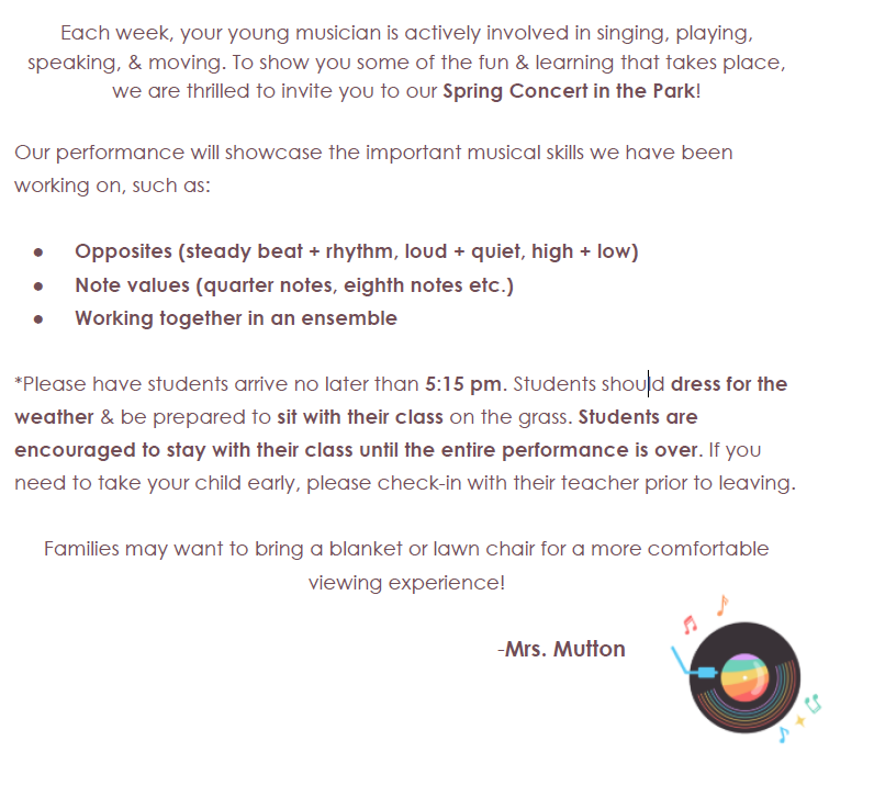 Hofstetter's Spring Concert