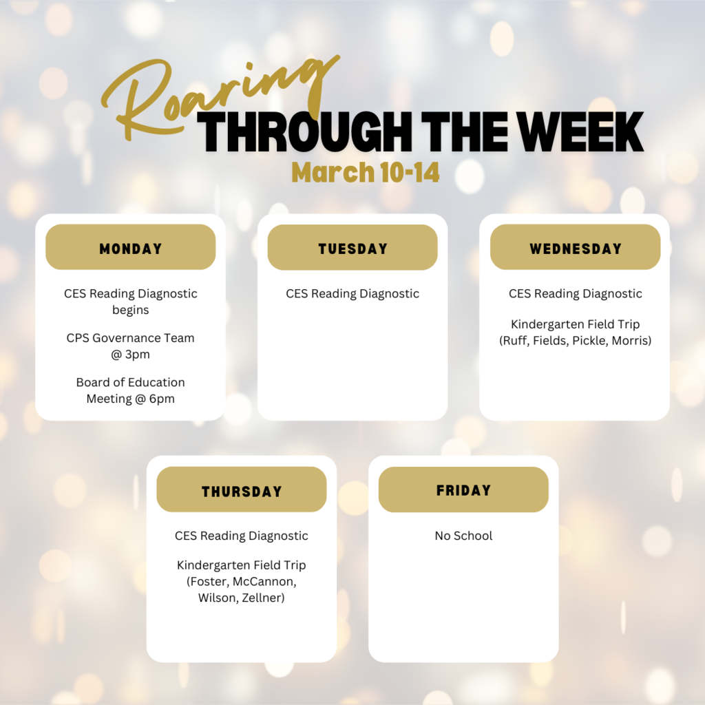 Week at a glance