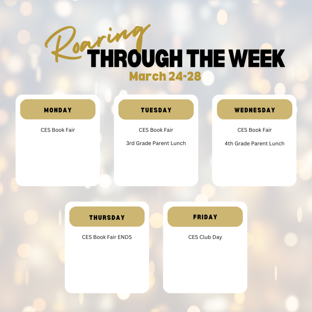 Week at a glance