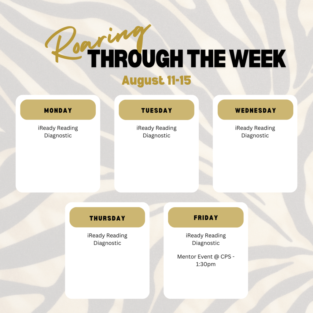 Week at a glance