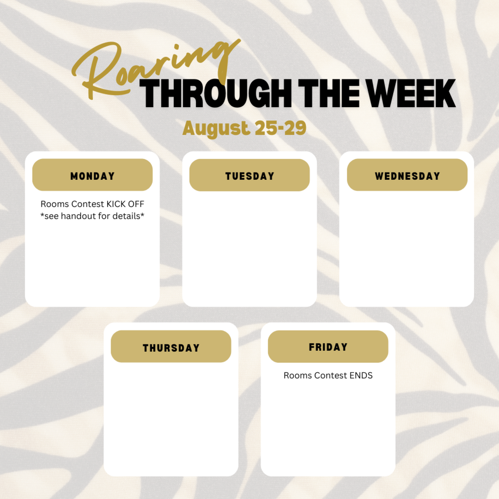Week at a glance