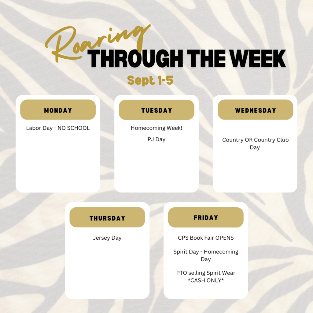 Week at a glance