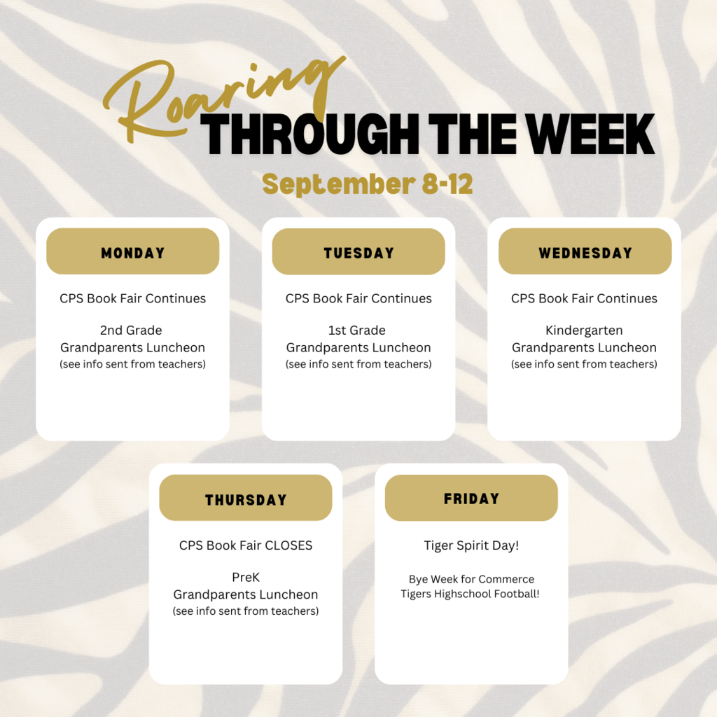 week at a glance