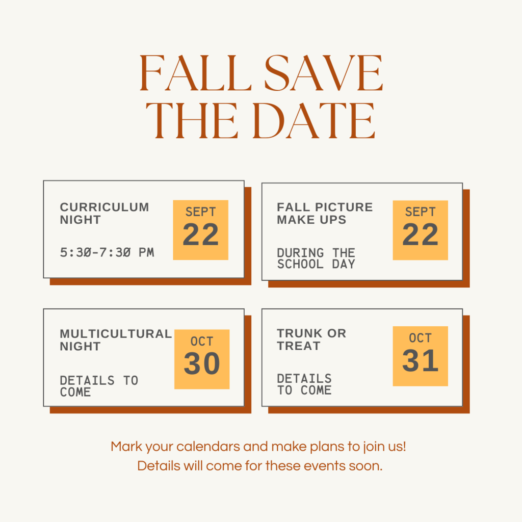 fall save the date