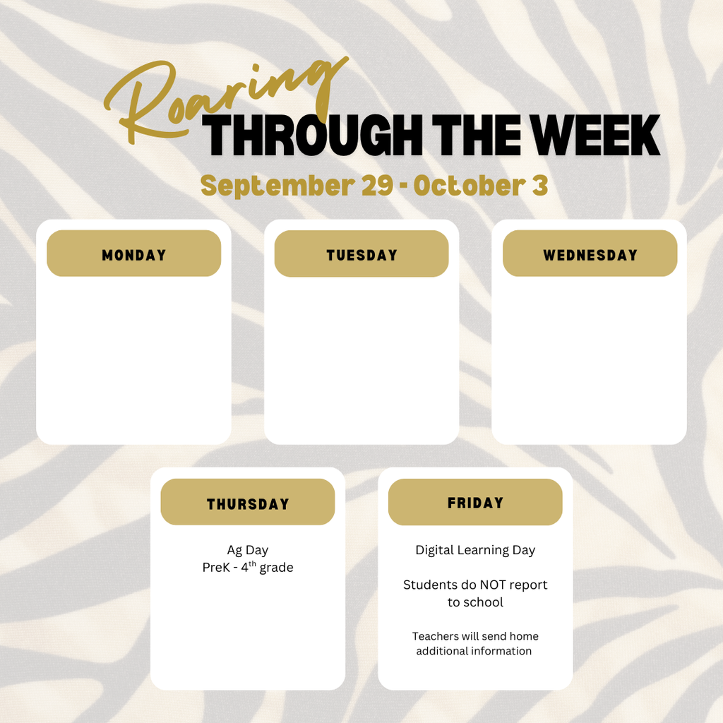 week at a glance