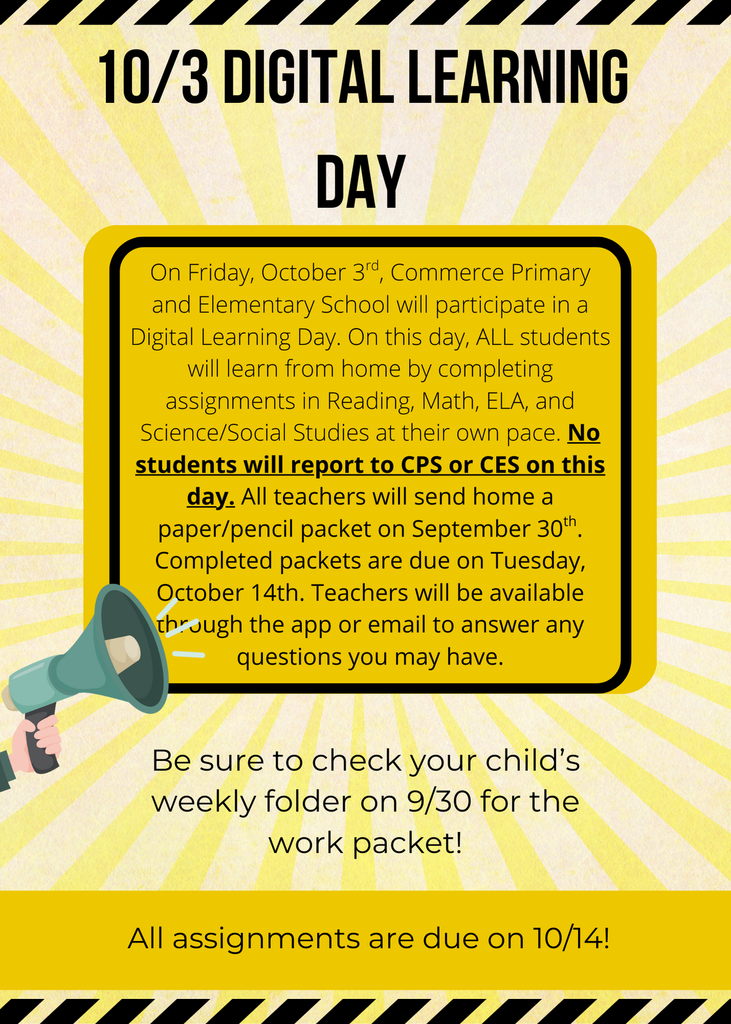 10/3 Digital Learning Day