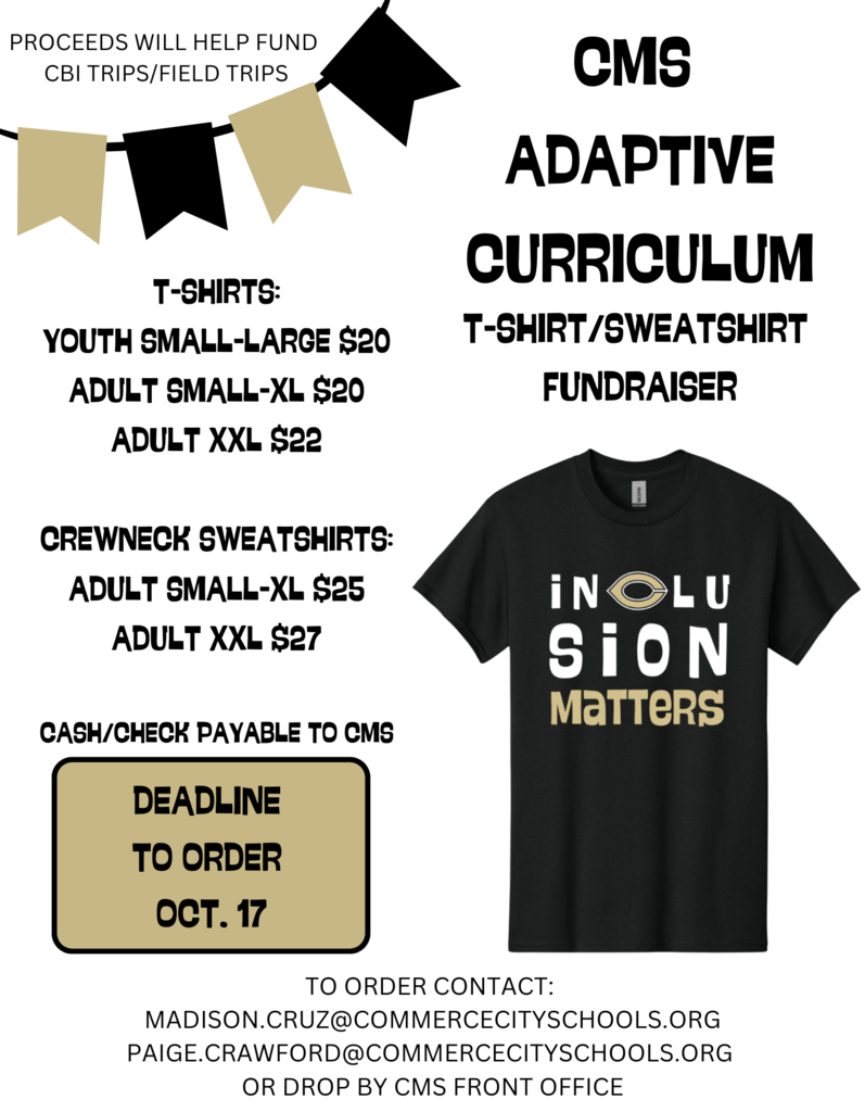 SPED Fundraiser flyer