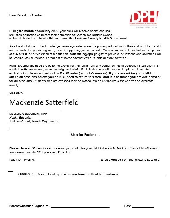 Opt Out Health Education