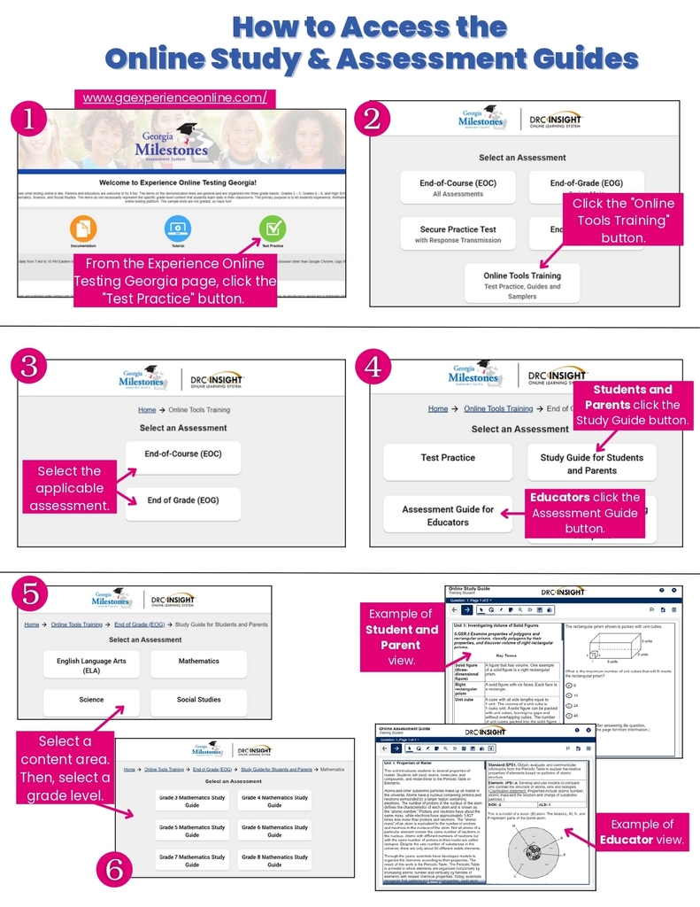 Online Study and Assessment Guide