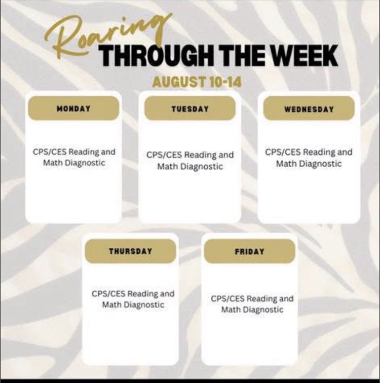 week at a glance 