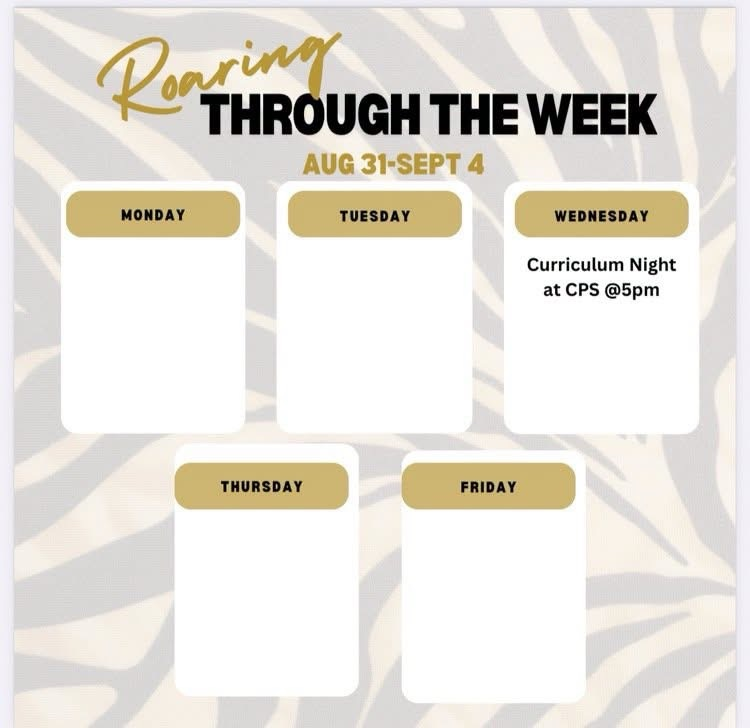 week at a glance
