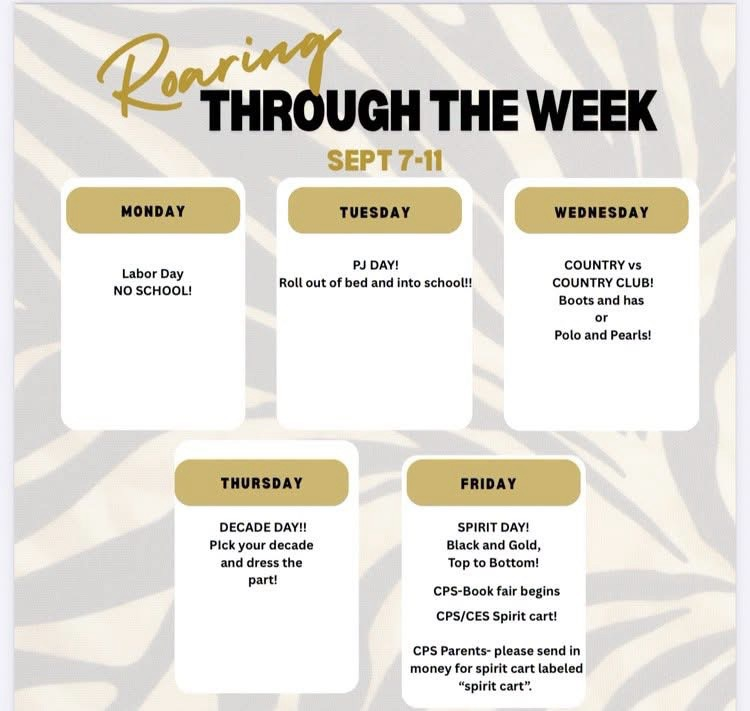 week at a glance