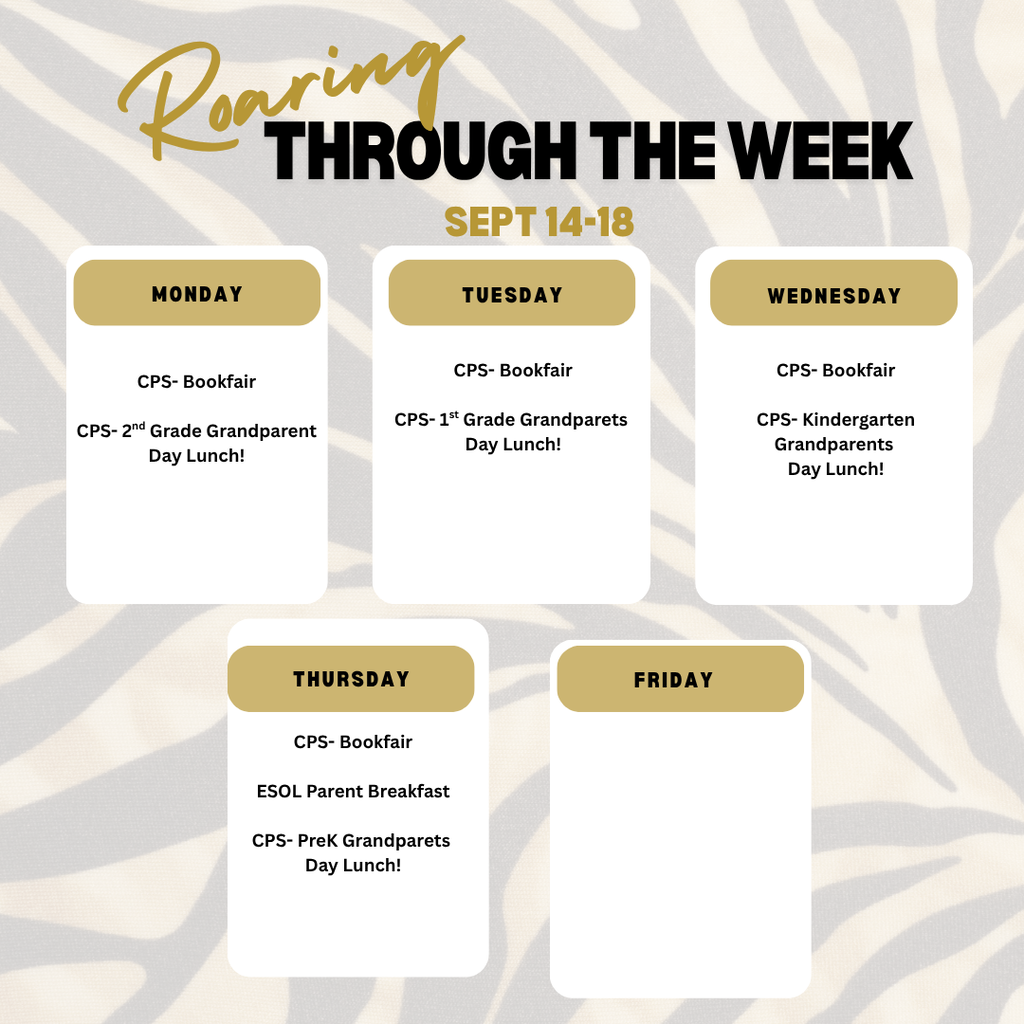 week at a glance