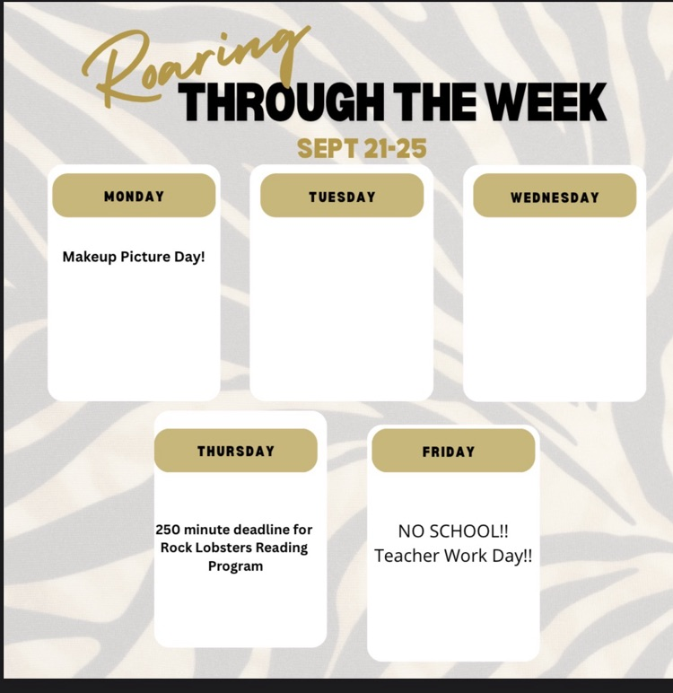 week at a glance