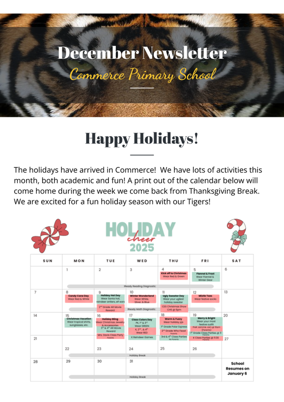 CPS December Newsletter