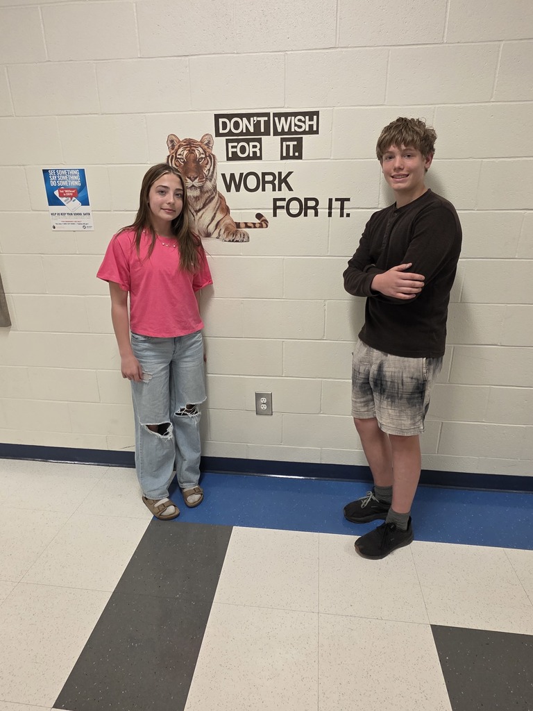 2025-26 CMS Co-Valedictorians Kynlee Hamilton and Conrad Harter