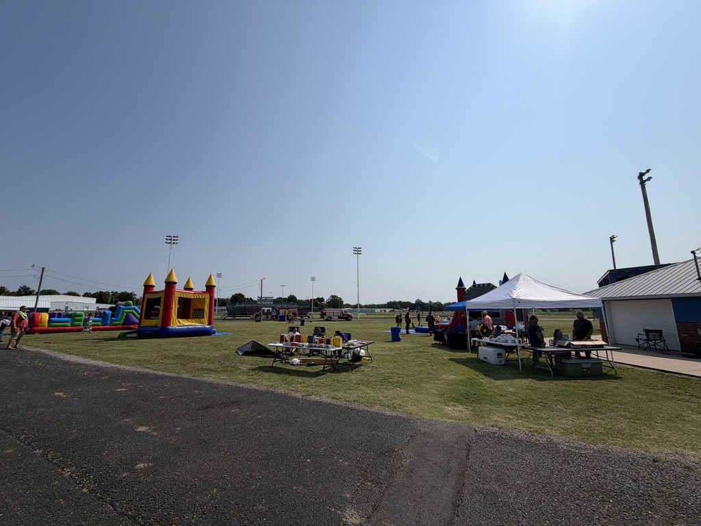 Bounce houses and school supplies
